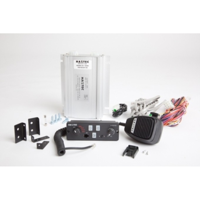 Rampa lumini rotativa (halogen) 12V cu difuzor si sirena 100W incluse